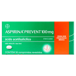Aspirina Prevent 100Mg 30 Cprs
