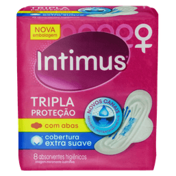 INTIMUS ABSOR NORMAL C SUAVE C/ABAS C/8 (FPBF)