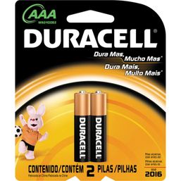DURACELL PALITO AAA PILHA C/2