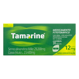 TAMARINE 12MG 20 CAPS