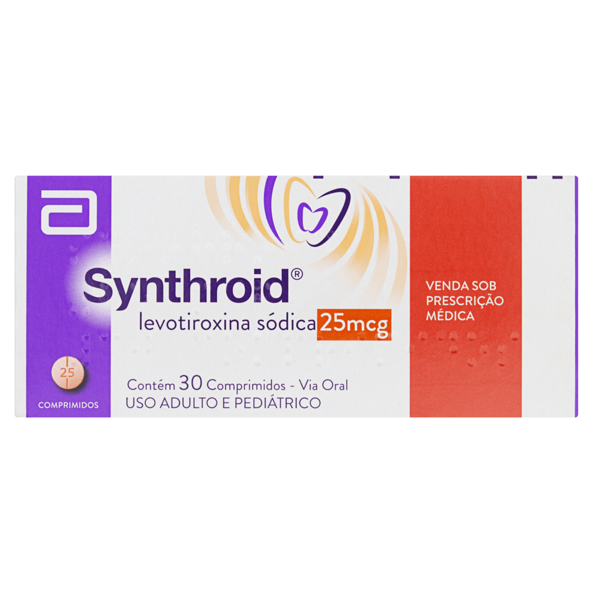 SYNTHROID 25MCG 30 CPRS PBM