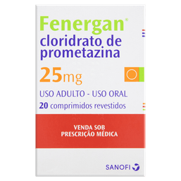 FENERGAN 25MG 20 CPRS