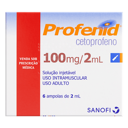PROFENID 100MG INJ 2ML C/ 06
