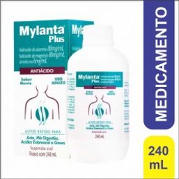 Mylanta Plus Menta Susp 240Ml