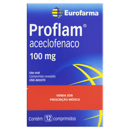 PROFLAM 100MG 12 CPRS