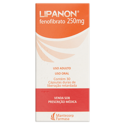 LIPANON RETARD 250MG 30 CAPS