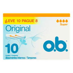 Absorvente O B Regular Super Lv 10 Pg8