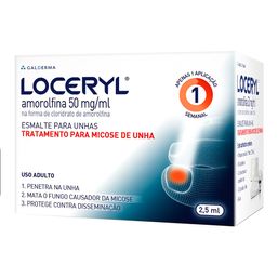 Esmalte Para Unhas Loceryl 2,5ml Tampa Com Aplicador