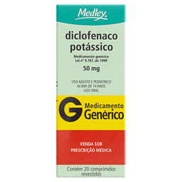 Diclo Potassio 50Mg 20 Cprs - Med (G)