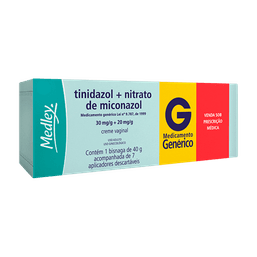 Tinidazol+Nit Miconazol Creme Vag 40G - Med(G) @