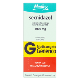 SECNIDAZOL 1000mg 2 CPRS  - MED(G)