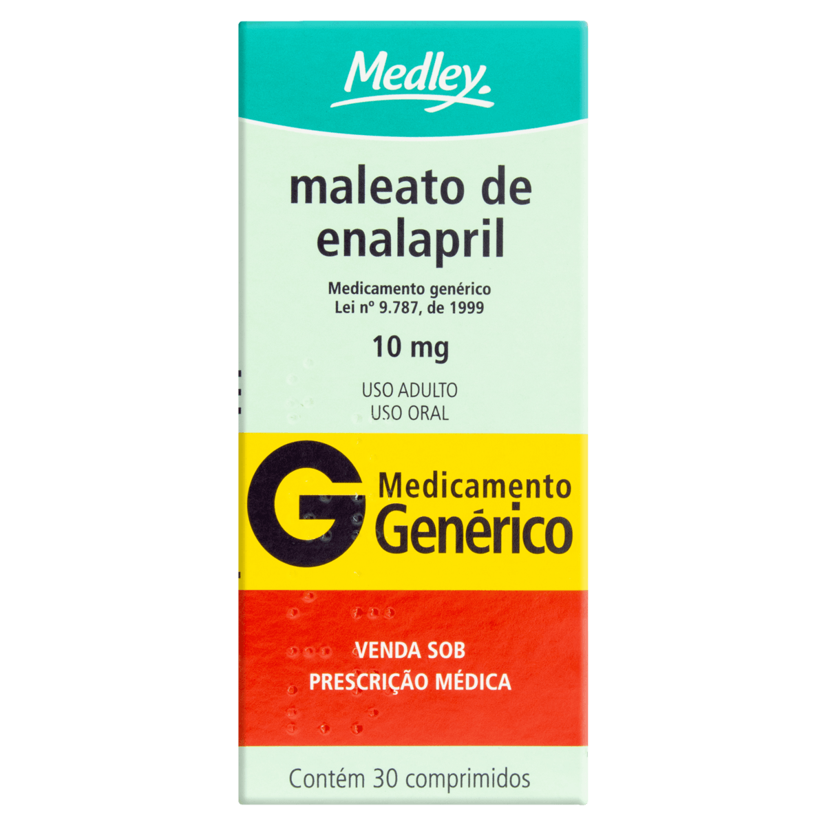 MAL ENALAPRIL 10MG 30 CPRS MED(G)