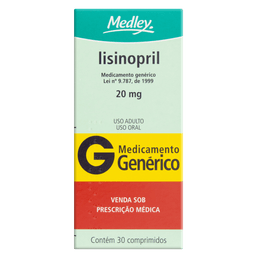 Lisinopril 20Mg 30 Cprs - Med (G)
