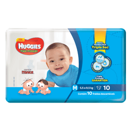Fralda Huggies Trip Prot M 10 Fr (D)