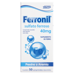 FERRONIL 40mg 50 CAPS  -TEU
