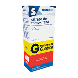 Citrato Tamoxifeno 20Mg 30Cprs - Sand (G) @