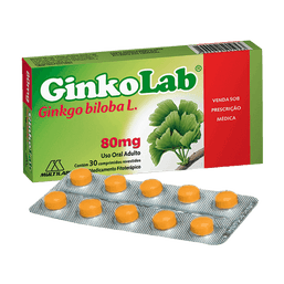 GINKOLAB 80mg 30 CPRS  -MUL