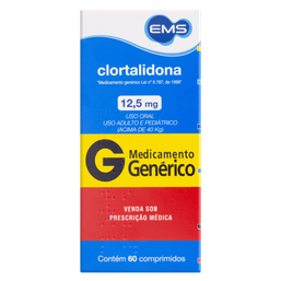 Clortalidona 12,5Mg 60 Cprs - Ems (G)