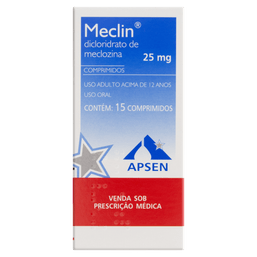 MECLIN 25mg 15 CPRS