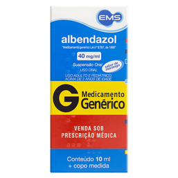 ALBENDAZOL   40MG 10ML - EMS(G)
