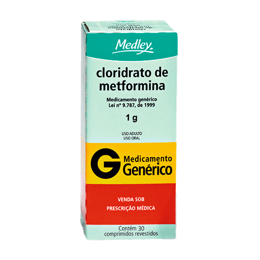 CLO METFORMINA 1g 30 CPRS - MED(G)