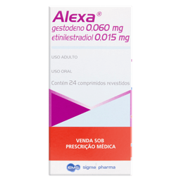 ALEXA 0,060MG+0,015MG 24 CPRS $