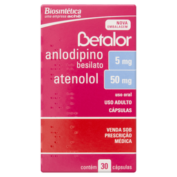 BETALOR 5/50MG 30 CAPS