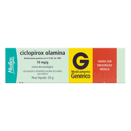Ciclopirox Olamina Creme 20G   -Med  (G)