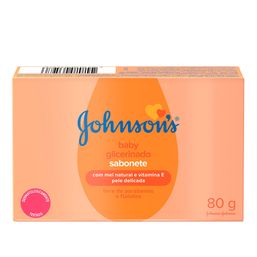 Sabonete Johnson's Baby Mel Glicerinado Nat E Vit E 80G