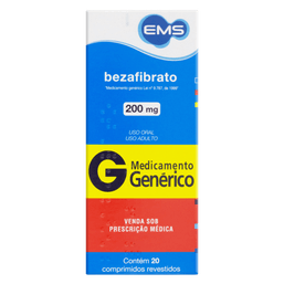 Bezafibrato 200Mg 20 Cprs - Ems (G)