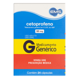 CETOPROFENO   50MG 24 CAPS - EMS(G)