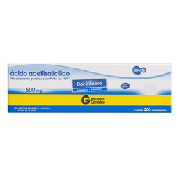 ACIDO ACETILSALICILICO 500mg ENV 10 )-EMS (G)