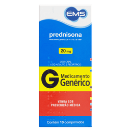 Prednisona 20Mg 10 Cprs - Ems (G)