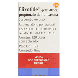 FLIXOTIDE SPRAY   50MCG 120 DOSES - PBM