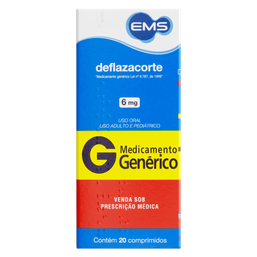 Deflazacorte 6Mg 20Cprs - Ems (G)