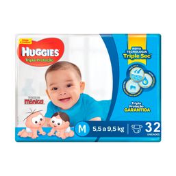 Fralda Huggies Trip Prot Jumbo M 32 Fr