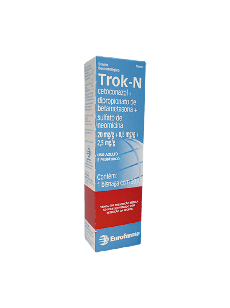 Trok-N (cetoconazol + dipropionato de betametasona + sulfato de neomicina)