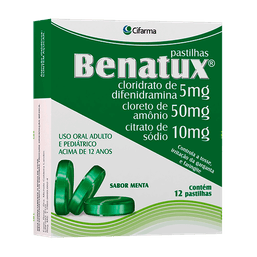 Benatux 12 Pastilhas Menta