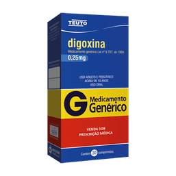 Digoxina 0,25Mg 30Cprs - Teu (G)