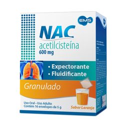 NAC GRANULADO 600MG 16 ENV @