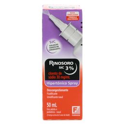 Rinosoro Sic 3% Solução Nasal 50ml