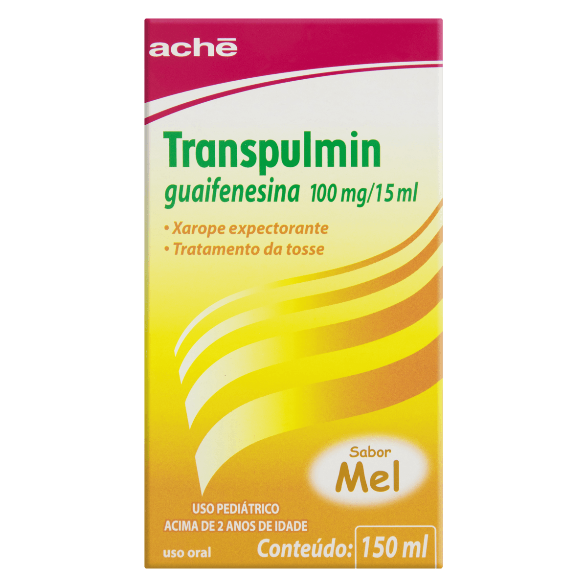 Transpulmin Pediátrico Aché Xarope Mel 150ml - Drogarias Pacheco