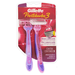 AP GILLETTE PRESTO 3 FEM C/2