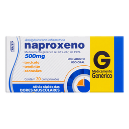 NAPROXENO 500MG 20 CPRS - TEU(G)