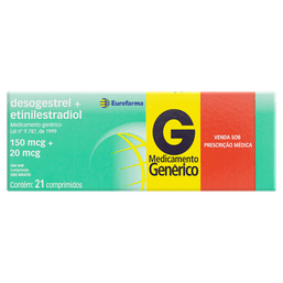Desog.+Etilest.150+20Mcg 21 Cprs - Eur (G)