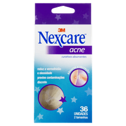 CURATIVO ABSORV ACNE COVER NEXCARE 36 UNDS 3M
