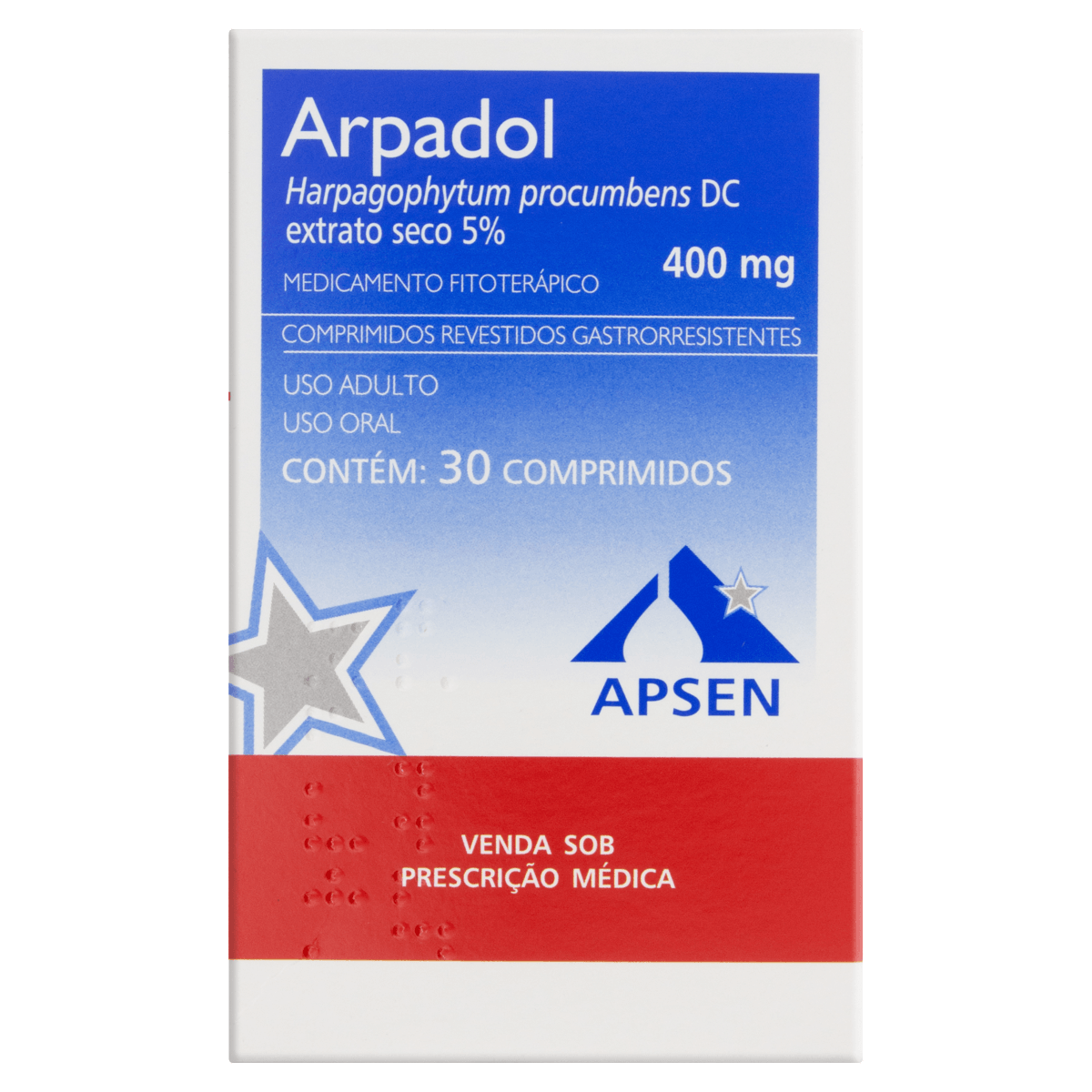 ARPADOL 400MG 30 CPRS  PBM