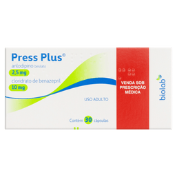 Press Plus 2,5/10Mg 30 Caps - Pbm