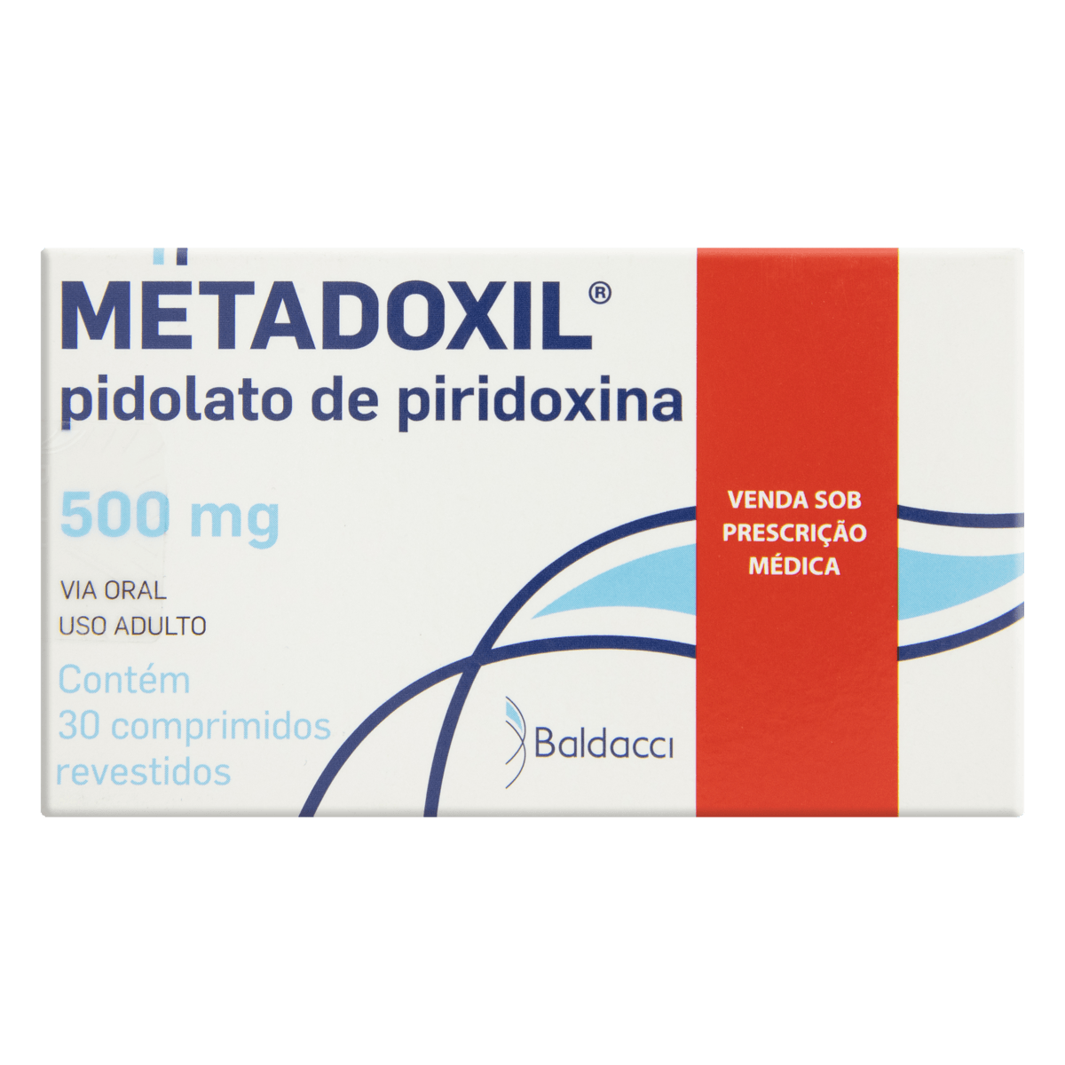 Metadoxil 500mg Baldacci 30 Comprimidos