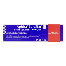 INS APIDRA SOLOSTAR 100 UI/ML 3ML